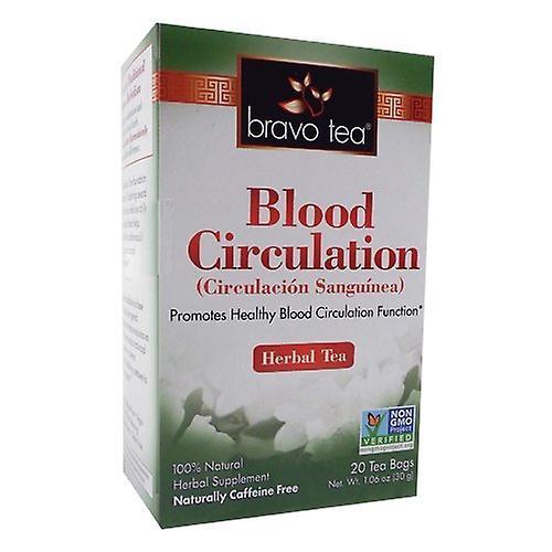 Bravo Tea & Herbs Blood Circulation Tea, 20 bags (Pack of 1)