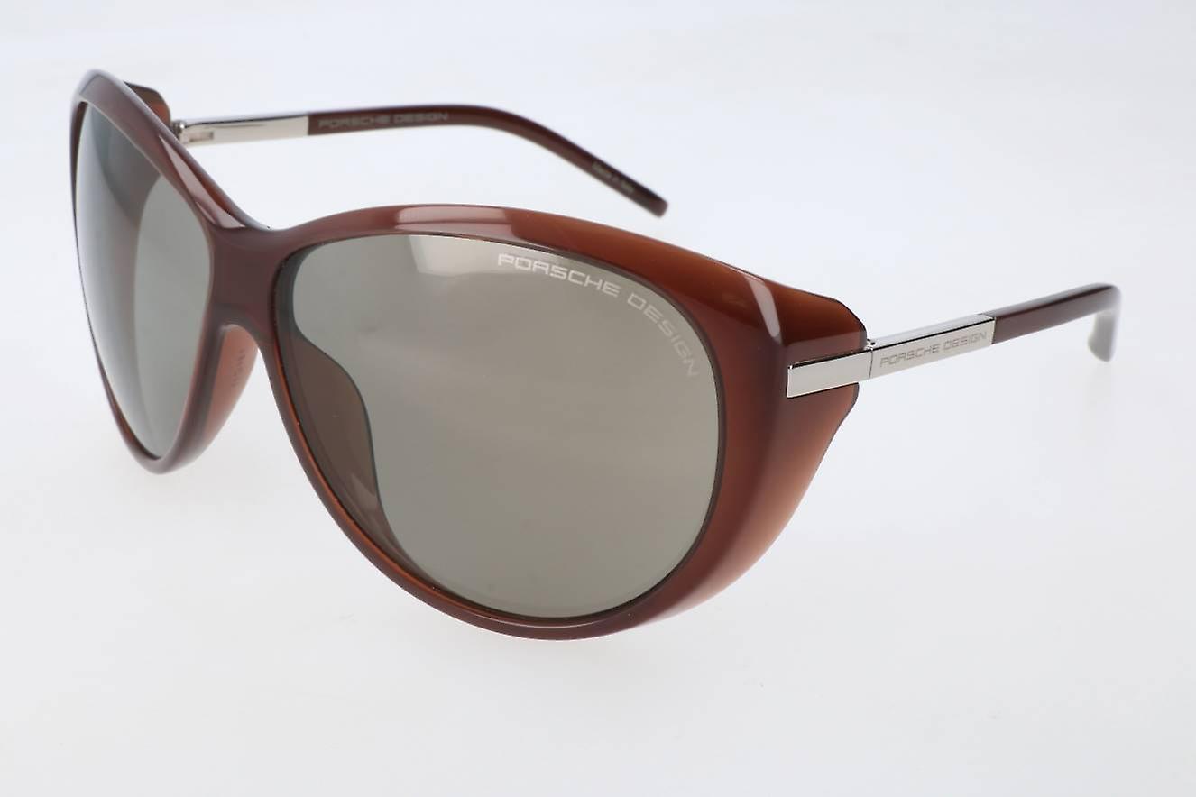 Sunglasses Porsche Design P8602 B DARK CHOCOLATE 64/11/115 WOMAN Brown 64 mm