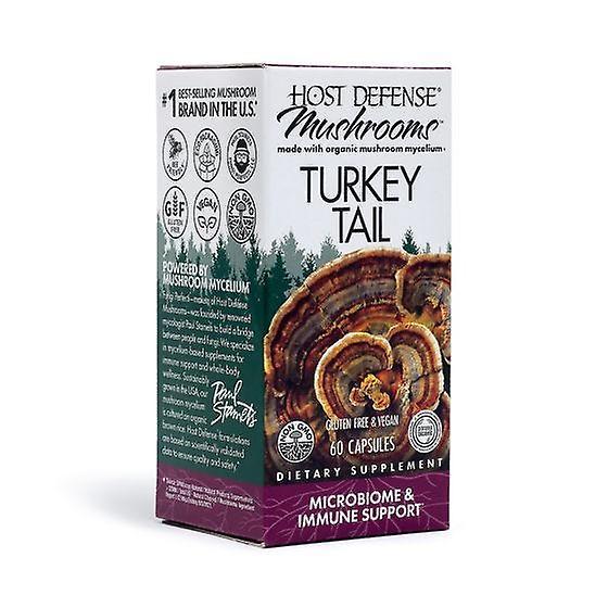 Host defense turkey tail capsules 60 unflavored