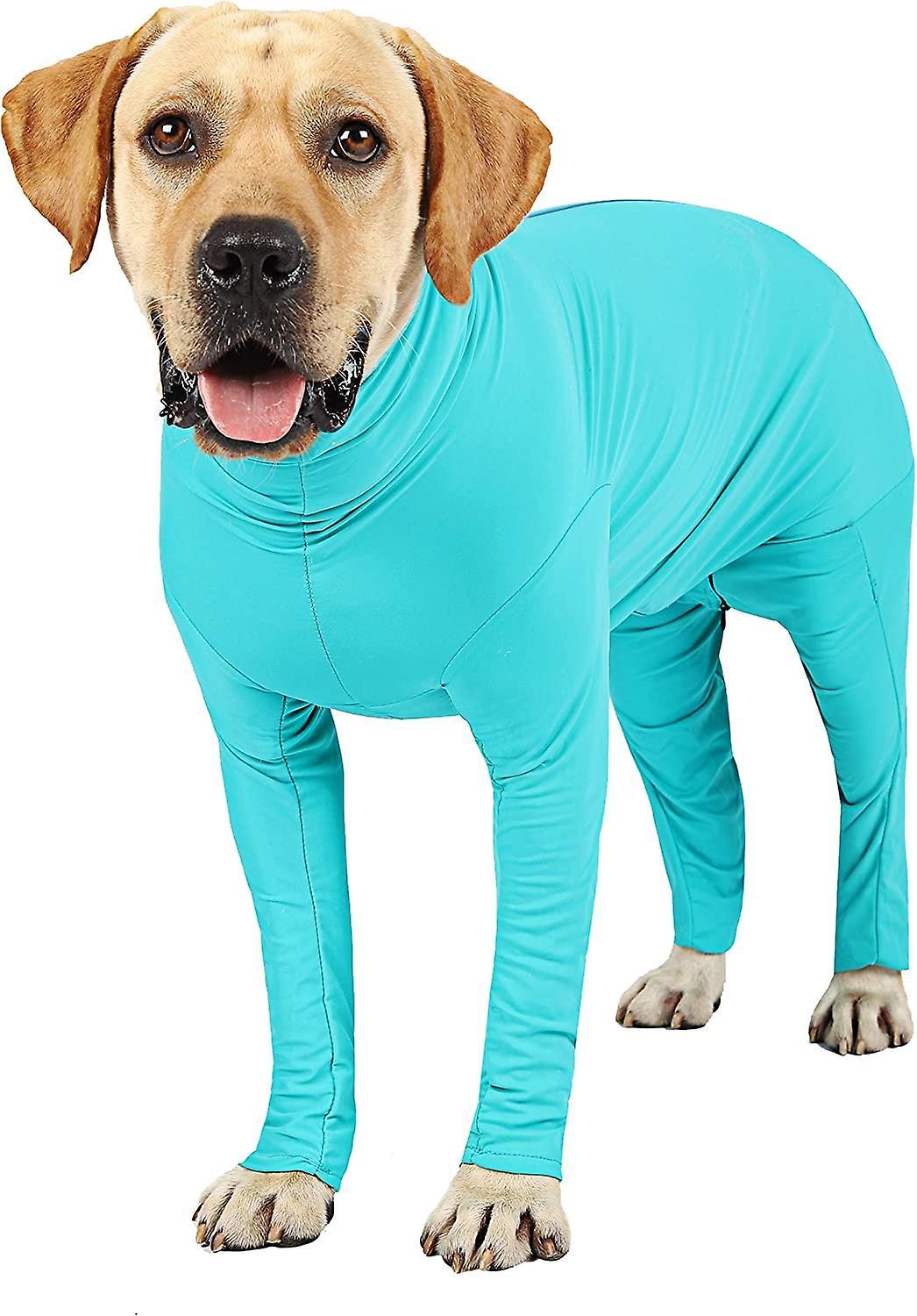 Kaise Dog Onesie Surgical Recovery Suit For After Surgery Pet Anti Shedding Bodysuit Blue XXL