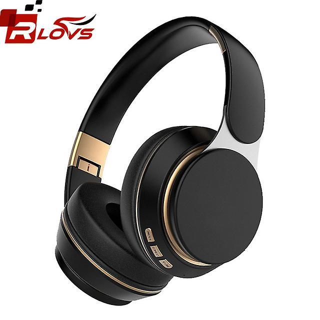 Wireless Headphones Bluetooth 5.0 Headset Foldable Earphones Hifi 9d Bass Stereo Earphone Sport Headset With Microphone black