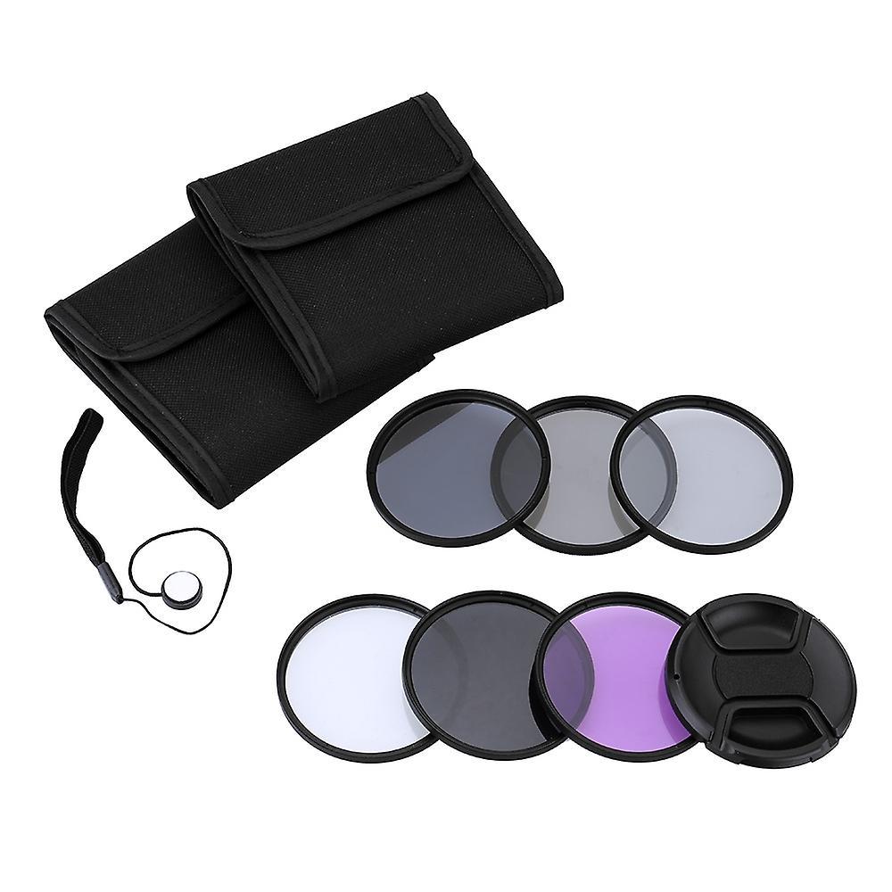 Andoer 58mm UV+CPL+FLD+ND(ND2 ND4 ND8) Photography Filter Kit Set Ultraviolet Circular-Polarizing Fl