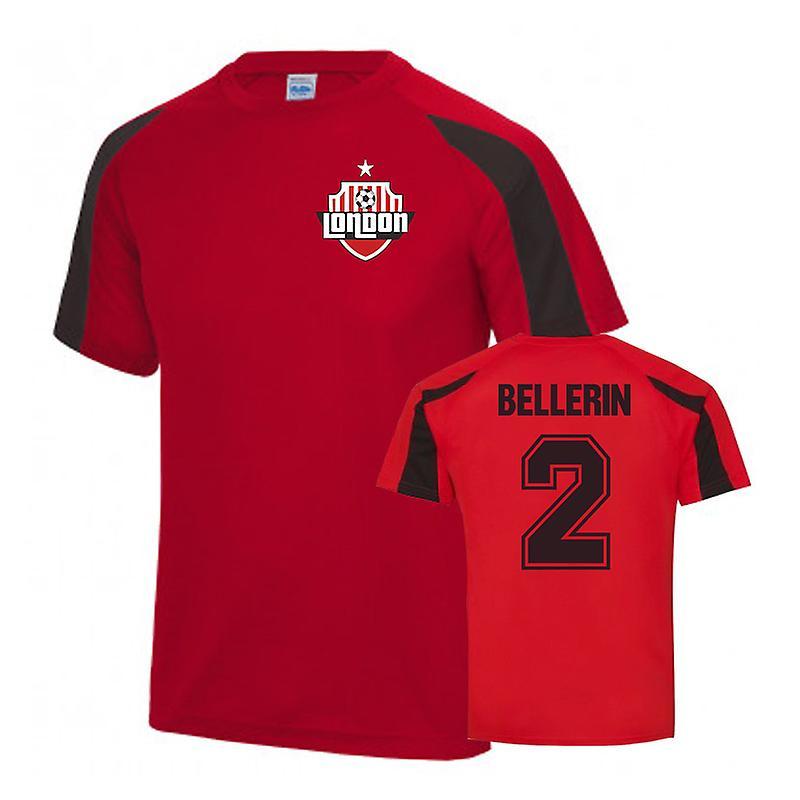 UKSoccerShop Hector Bellerin Arsenal Sports Training Jersey (Red) XL (45-48 inch)