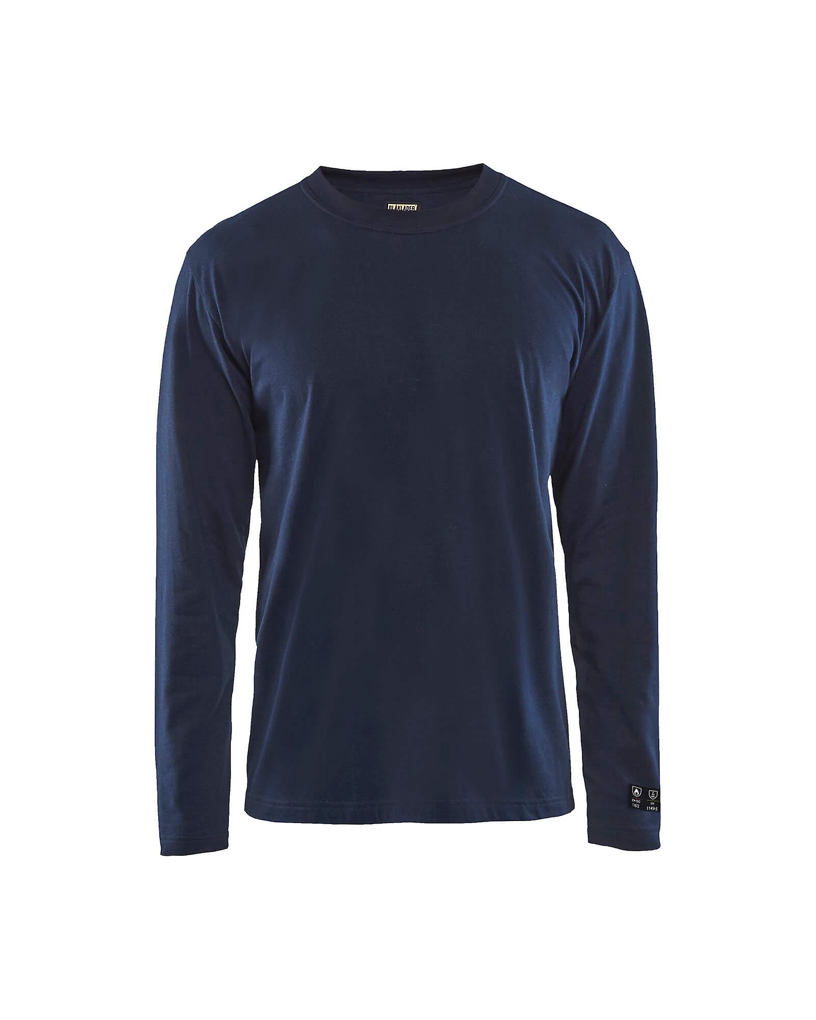 Blaklader 3483 long-sleeve t-shirt flame-retardant - Mens (34831737) Navy Blue M