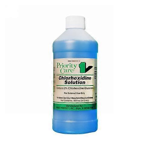 Priority Care Chlorhexidine Solution 2%, 16 Oz (Pack of 1)