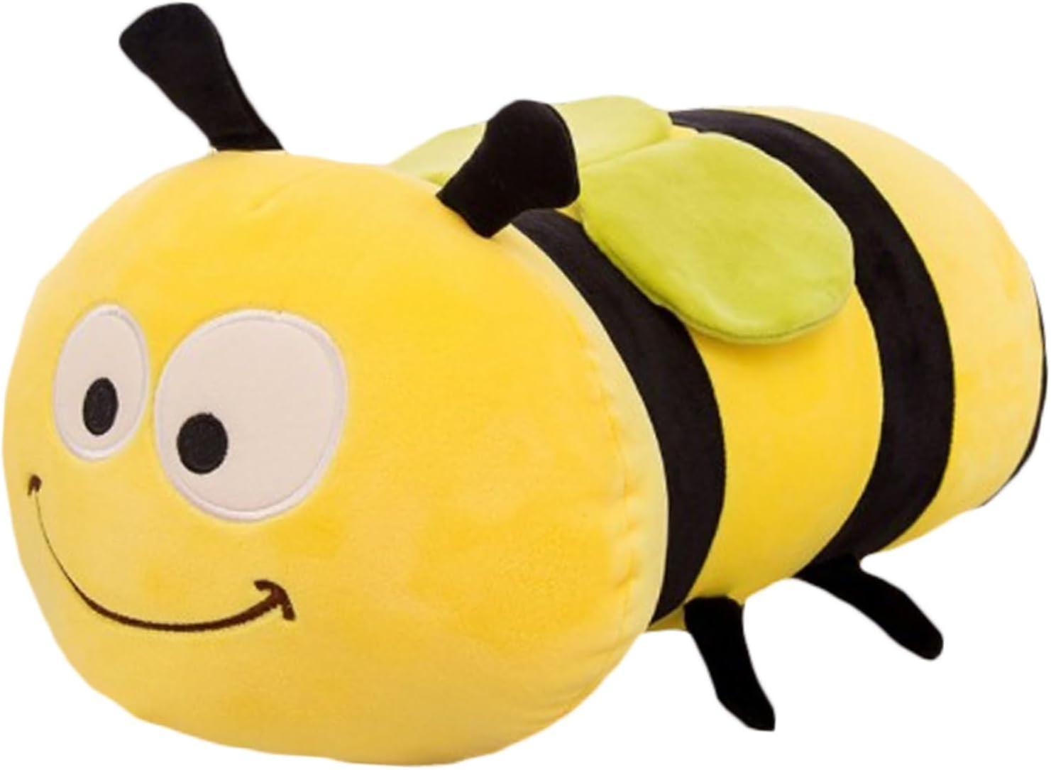 Ssrg Plush Stuffed Animal Cute Stuffed Bumble Bee Hug Pillow Toy for Kids, 17.72"