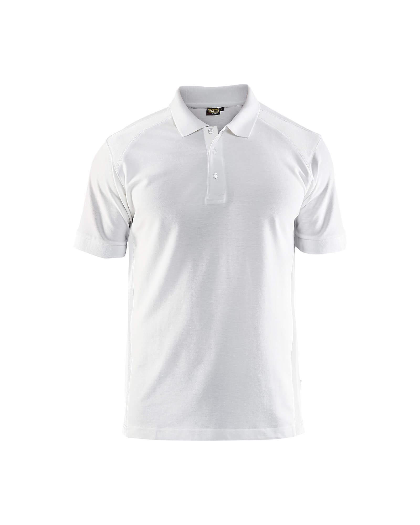 Blaklader 3324 work polo shirt - mens (33241050) - (colours 2 of 2) White Xs