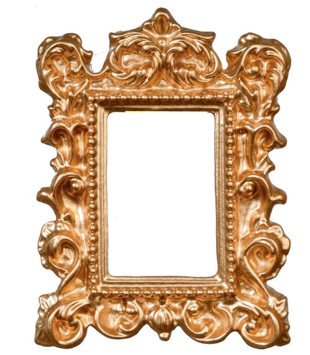 Melody Jane Dolls Houses Dolls House Empty Ornate Gold Picture Frame Medium 1:12 Miniature Accessory