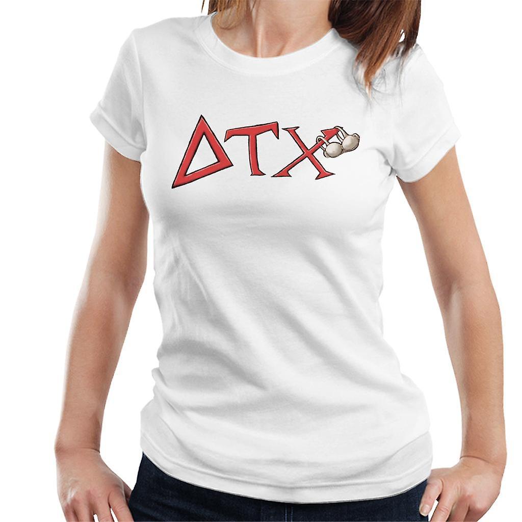 Animal House DTX Red Logo Women's T-Shirt White XX-Large