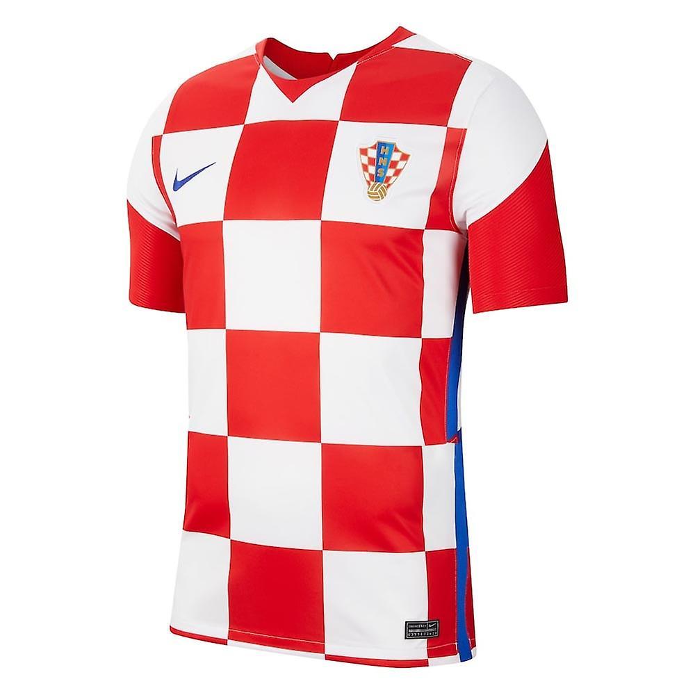 2020-2021 Croatia Home Nike Football Shirt Red S