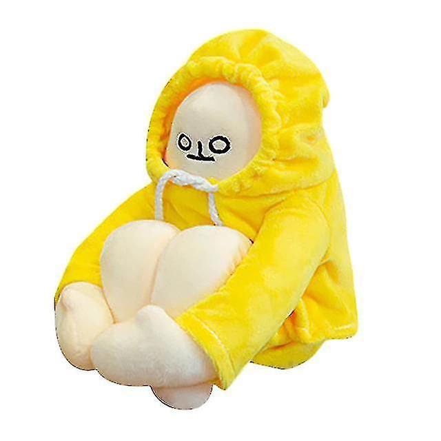 Ersam 36 Cm Doll Plush Toy Banana Man Doll Yellow Variable Doll Plush Toy