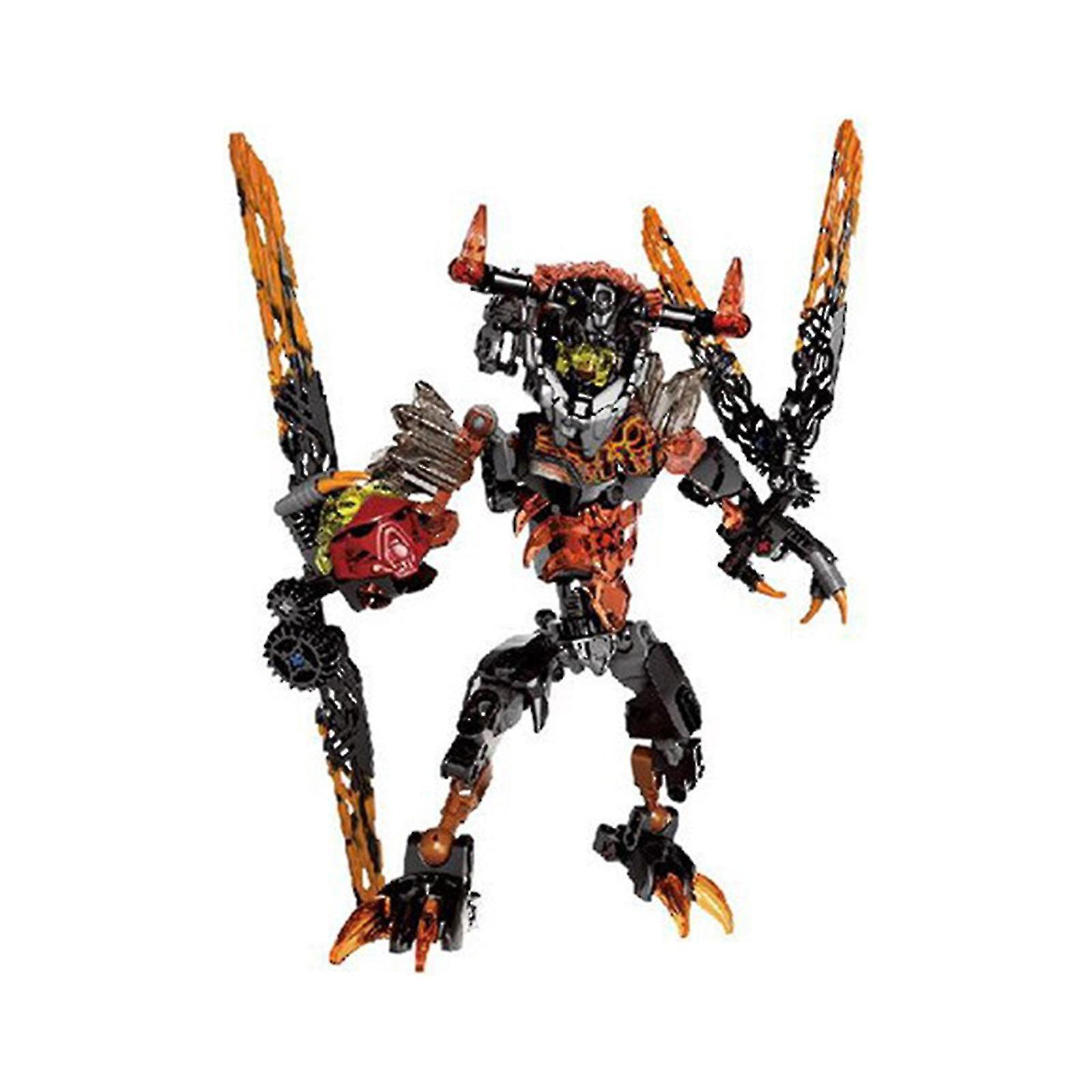 DUQI Heroes Biochemical Warrior Jungle Guardian Of The Grove Bionicle Ekimu The Msdk Maker Building Block Bricks Toys