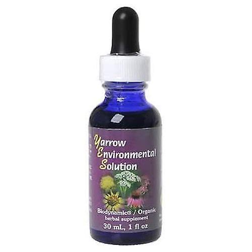 Flower Essence Services Yarrow Environmental Solution, Dropper 1 oz (Pack of 1)