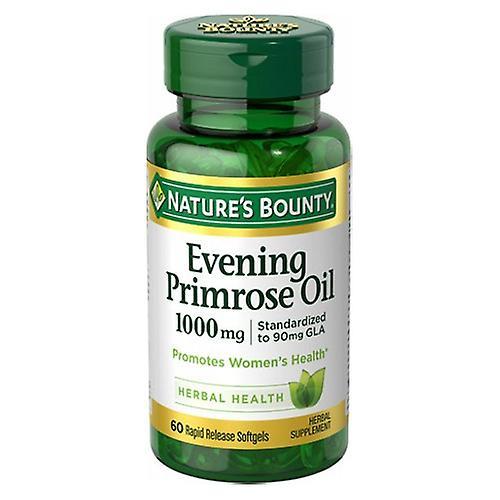 Nature's Bounty Natures Bounty Evening Primrose Oil, 1000 mg, 60 caps (Pack of 1)