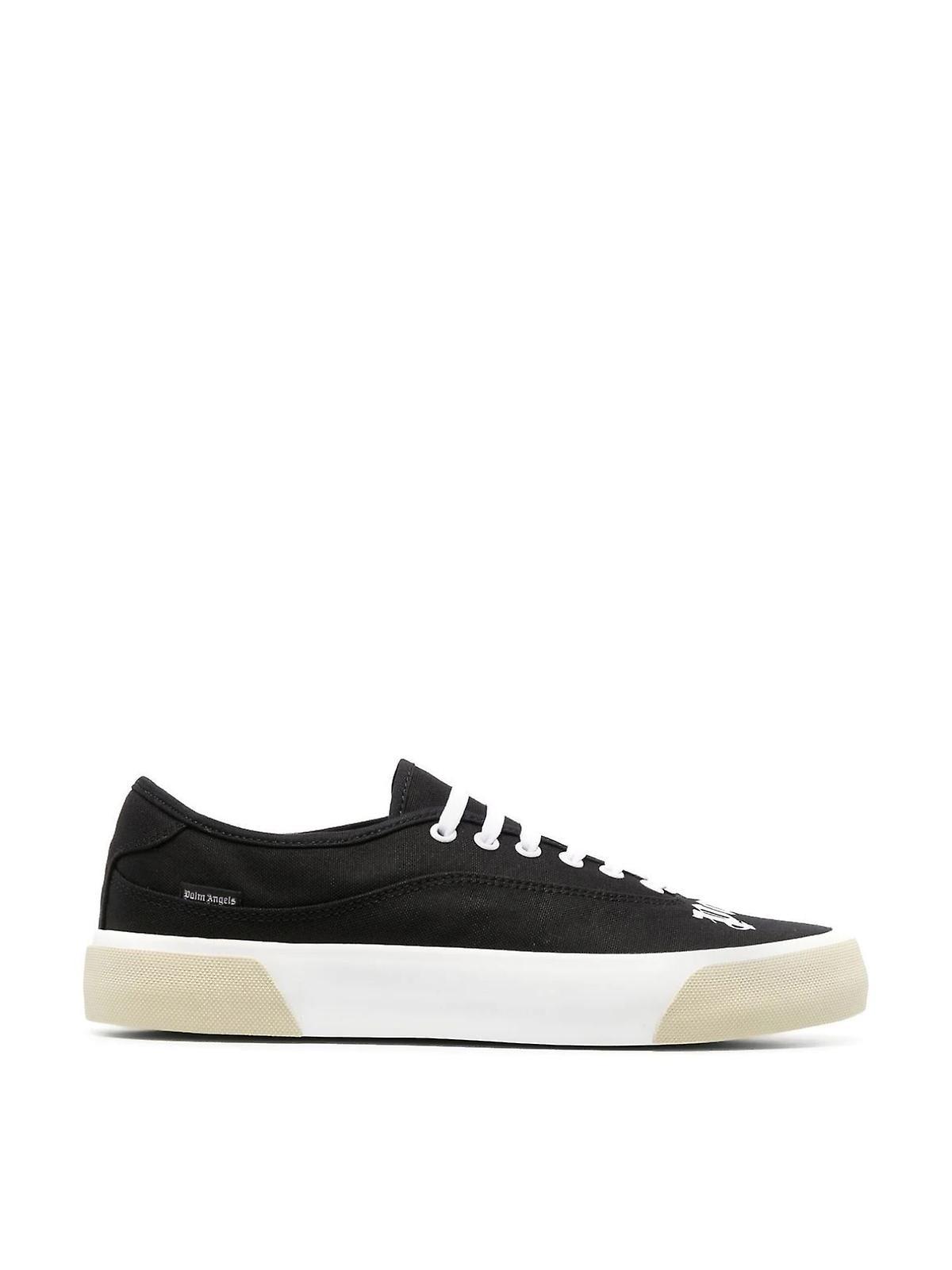 Palm Angels, Shoes, male, Black, 9 UK, Skaters Trainers Black/White