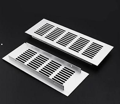 Slowmoose Air Vent Perforated Sheet - Web Plate Ventilation Grille length    300MM / Width 50MM