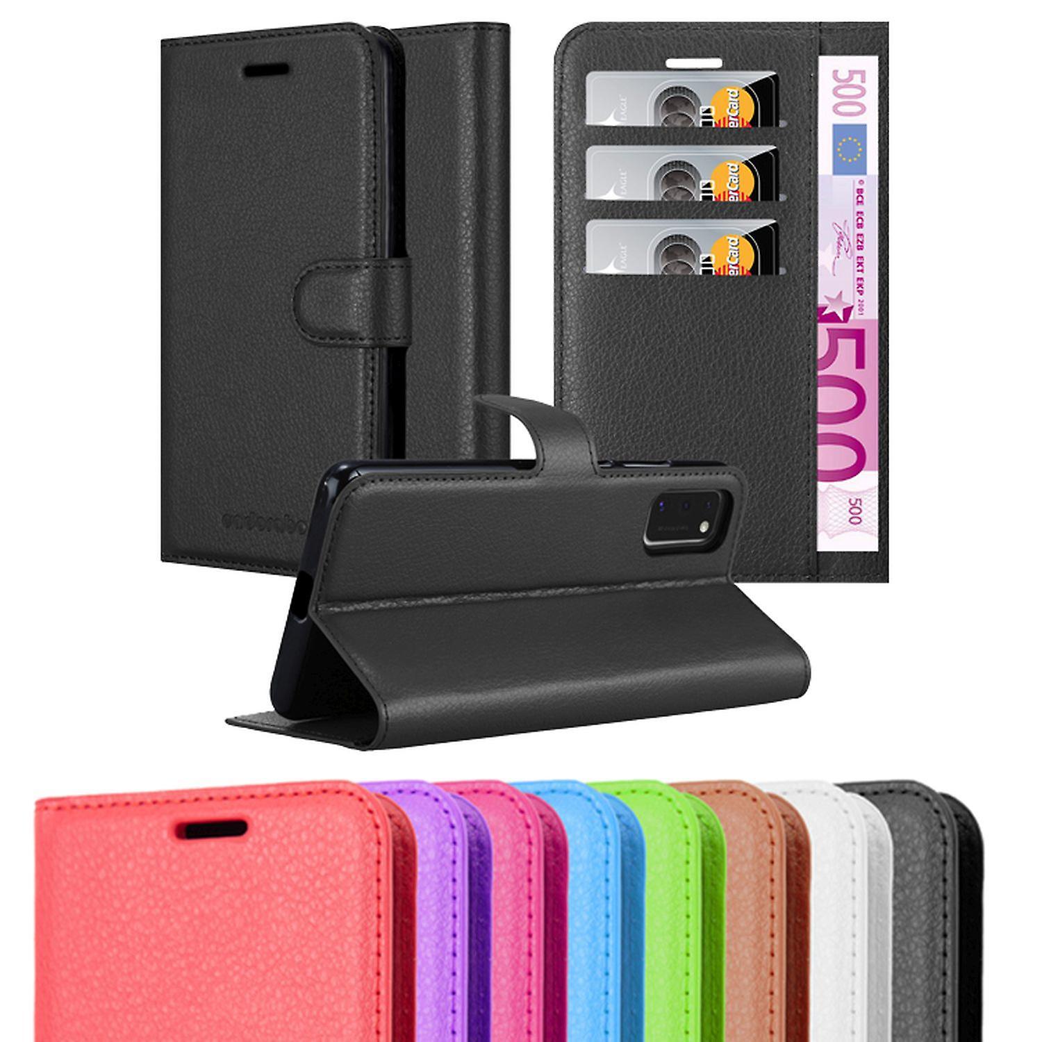 Cadorabo Samsung Galaxy A41 Cover Case Case - with card slots and stand function MANGANESE VIOLET