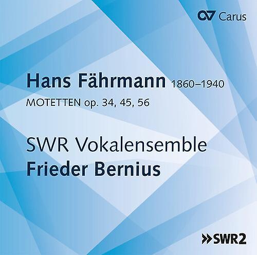 Carus Fahrmann / Swr Vokalensemble Stuttgart / Bernius - Motets 34 / 45 / 56  [COMPACT DISCS] USA import