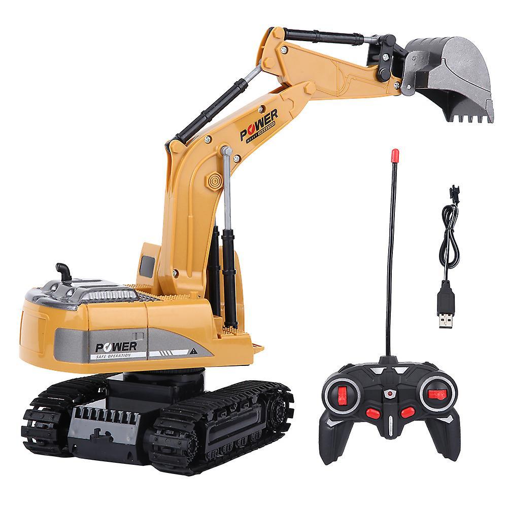 2.4GHz RC Excavator Truck 1/24 Scale with 6 Channels Remote Control