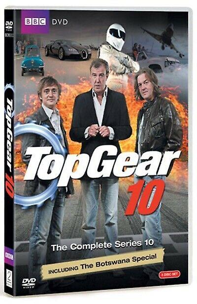 Top Gear Series 10 DVD (2010) Jeremy Clarkson cert E 3 discs Quality guaranteed - Region 2