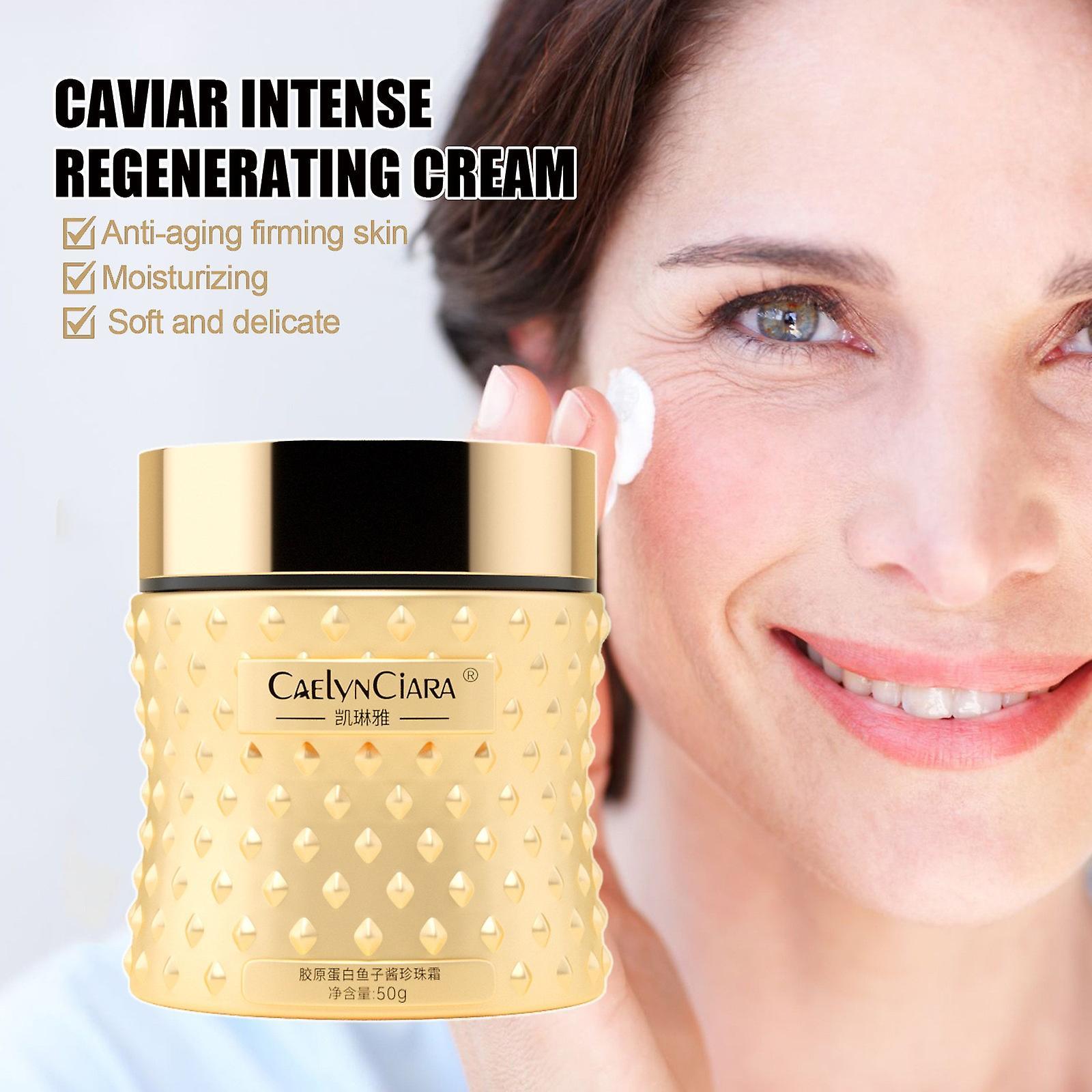 Flye Collagen Cream 50g, Caviar Pearl Cream, Used To Reduce Wrinkles, Increase Skin Elasticity A