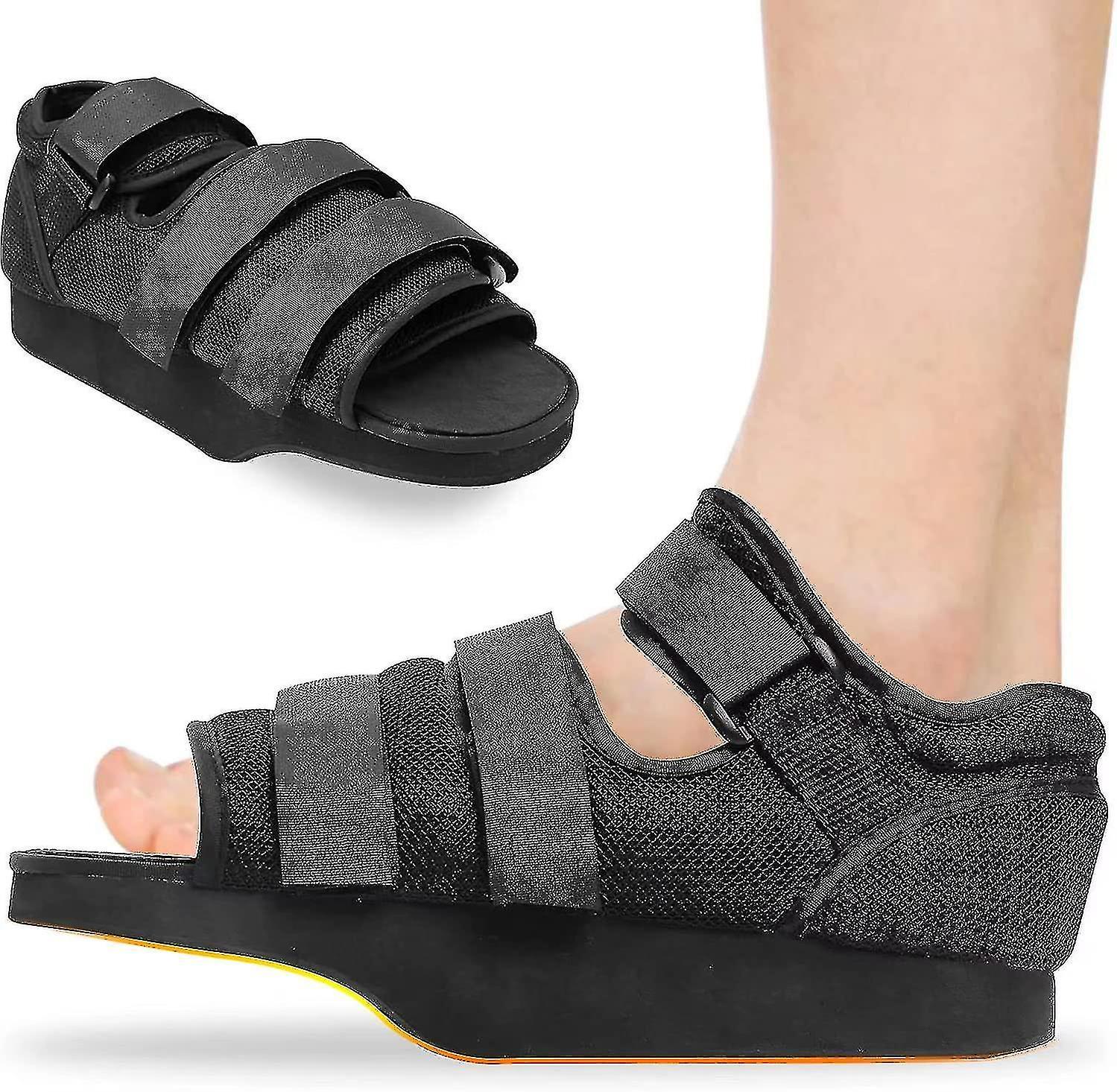 Post Op Shoes For Broken Toe Surgery Forefoot Offloading Healing Boot Post Surgical Wedge Foot Splint For Surgery For Men And Women (medium) Zekai