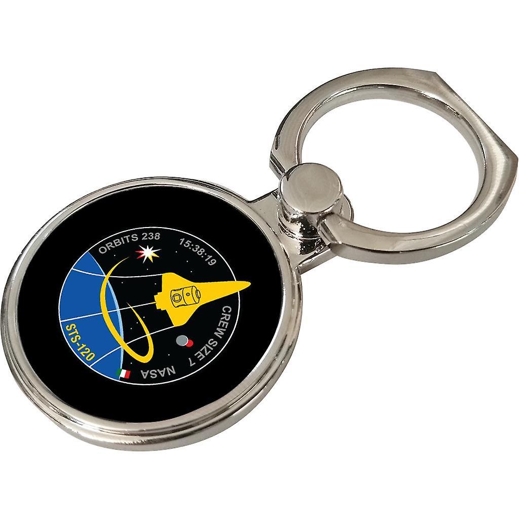 NASA STS 120 Shuttle Mission Imagery Patch Phone Ring Black 3.5cm x 4.5cm