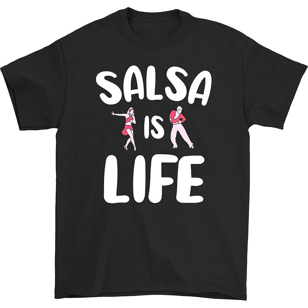 HISHARK Salsa is life t-shirt black L