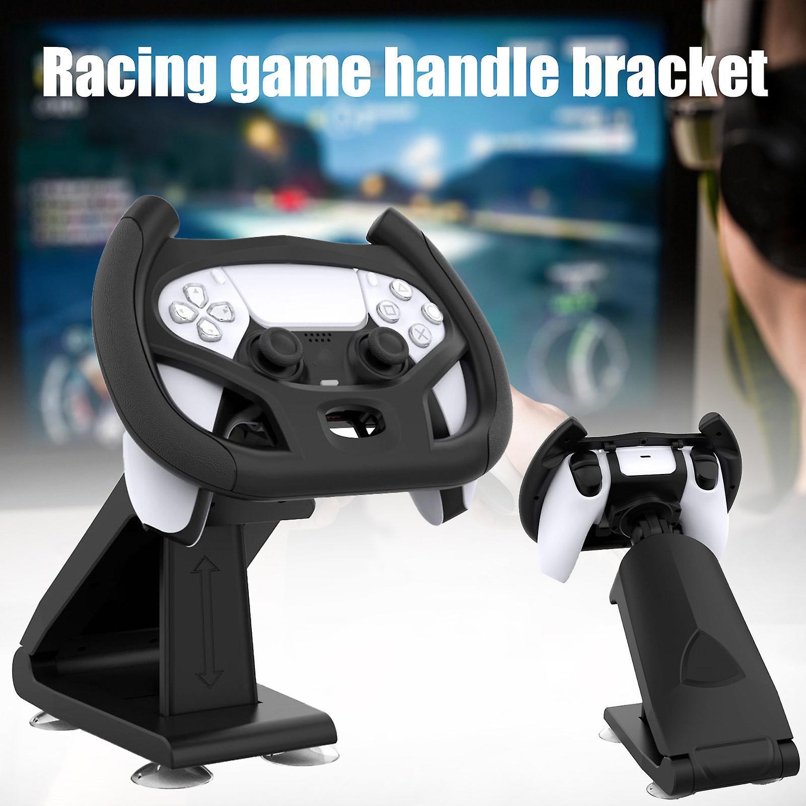 Flye Game Controller Stand Steering Wheel Racing Game Accessories Stand For Ps5 Black