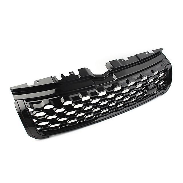 Auto Parts Car Front Bumper Grille Centre Styling Upper Grill For Land Rover Range Rover Evoque 2010 2011 2012 2013 2014 2015 2016 17 2018 Black