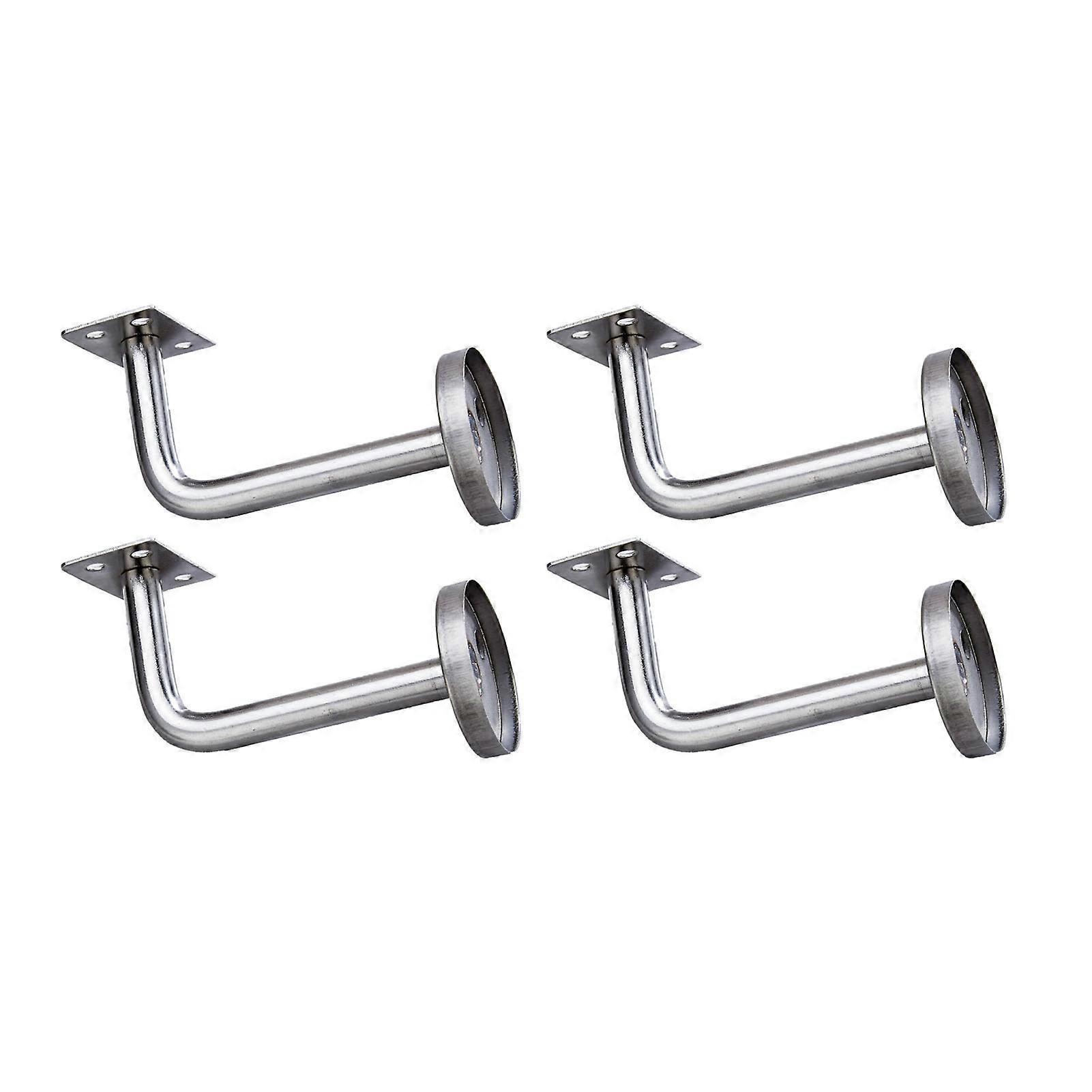 Gift 4Pcs Stainless Steel Wall Mount Staircase Handrail Bracket Heavy Duty Staircase Handrail Bracket