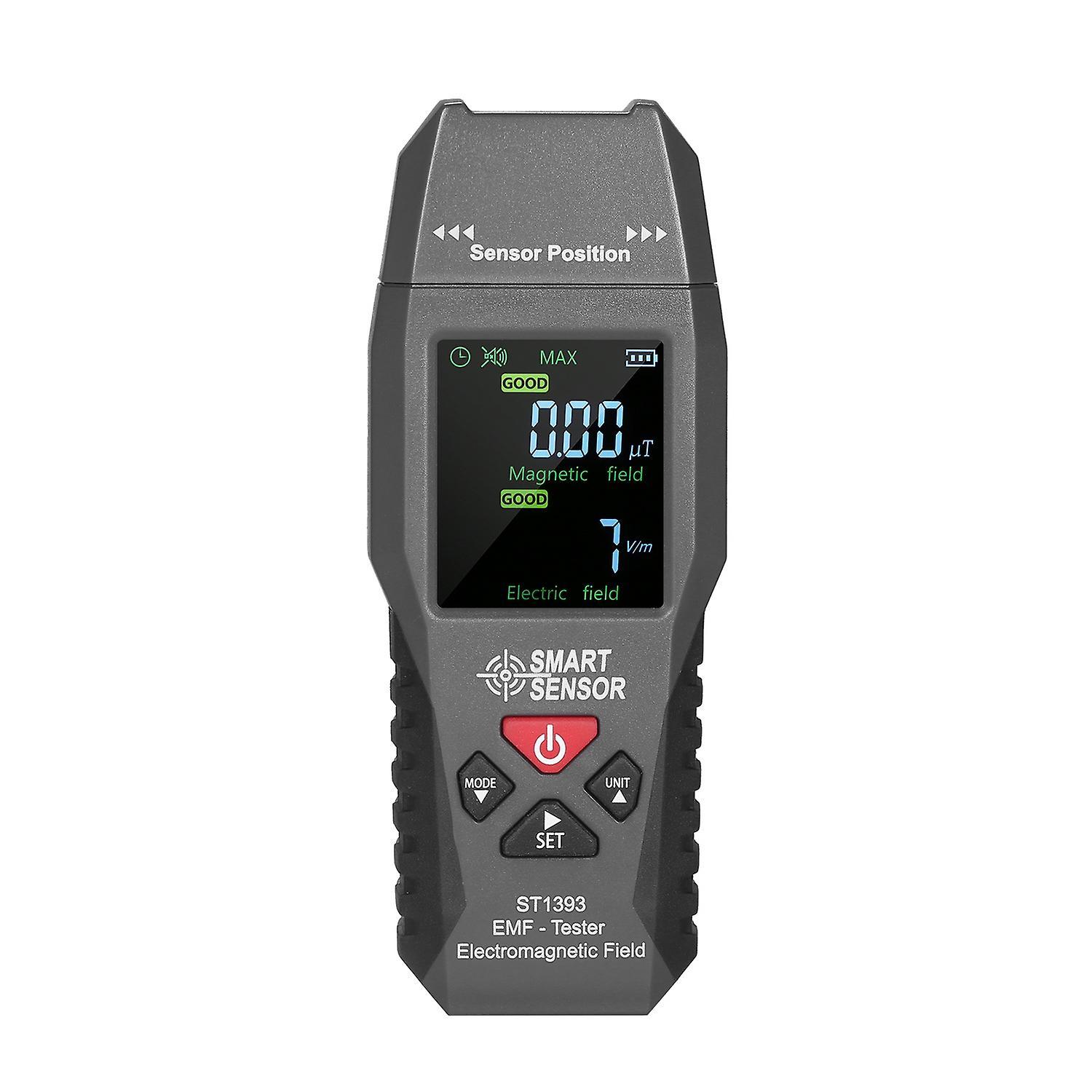 SMART SENSOR ST1393 EMF Meter Electromagnetic Field EMF Detector  Handheld Mini Digital LCD Electrom