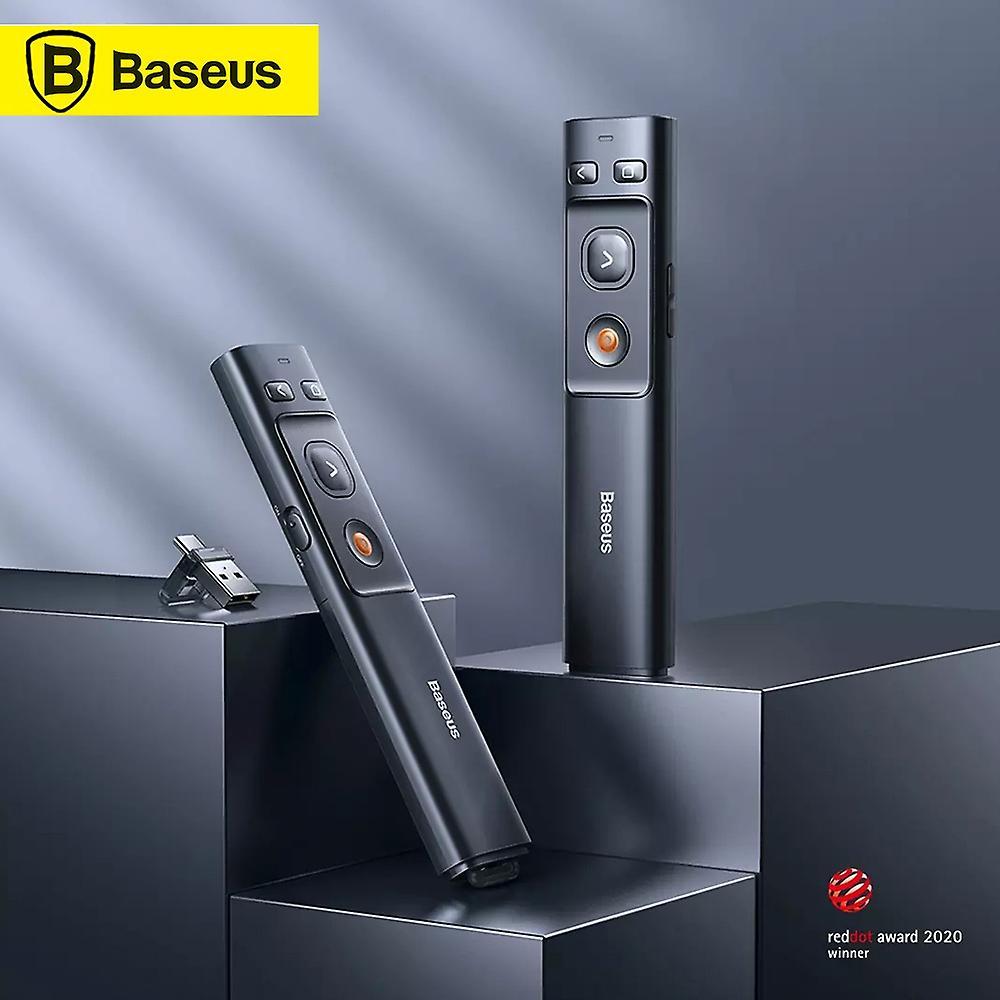 Baseus Presenter Wireless Laser Pointer 2.4GHz Remote Controller for Mac Win Projector Powerpoint