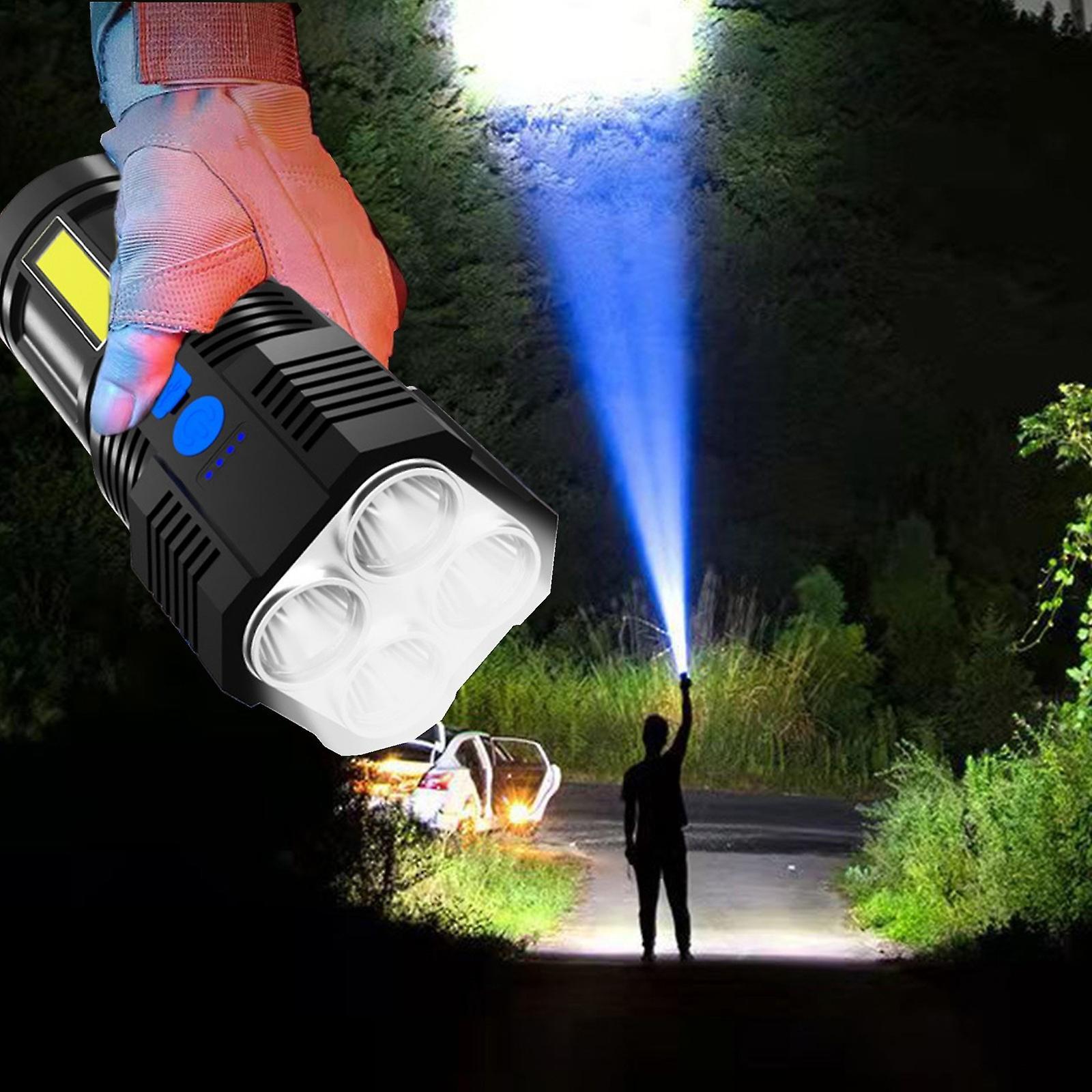 Baodan Flashlight LED Torch Light Rechargeable LED Flashlight D