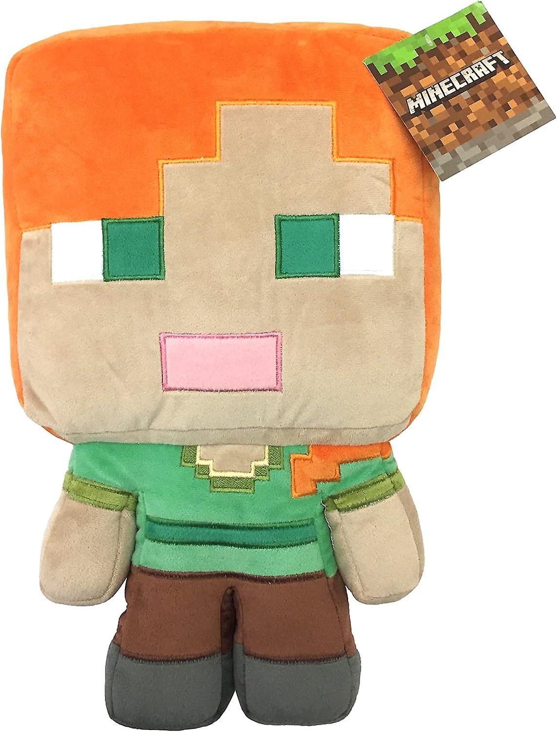 Heyone Minecraft Plush Stuffed Alex Pillow Buddy - Kids Super Soft Polyester Microfiber, 16 Inch (official Product)