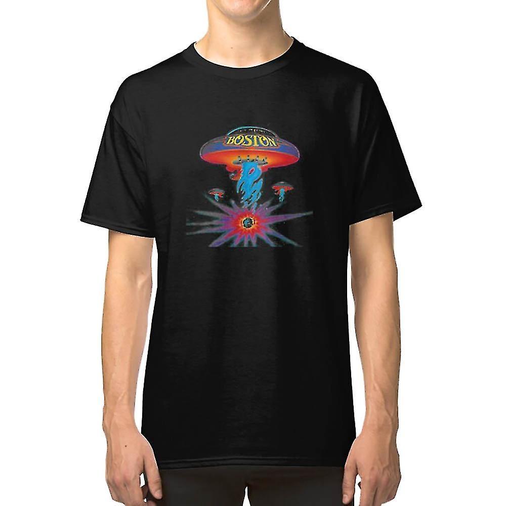 Gildan Best Store Boston Band Classic Spaceship T-shirt Black XXXL