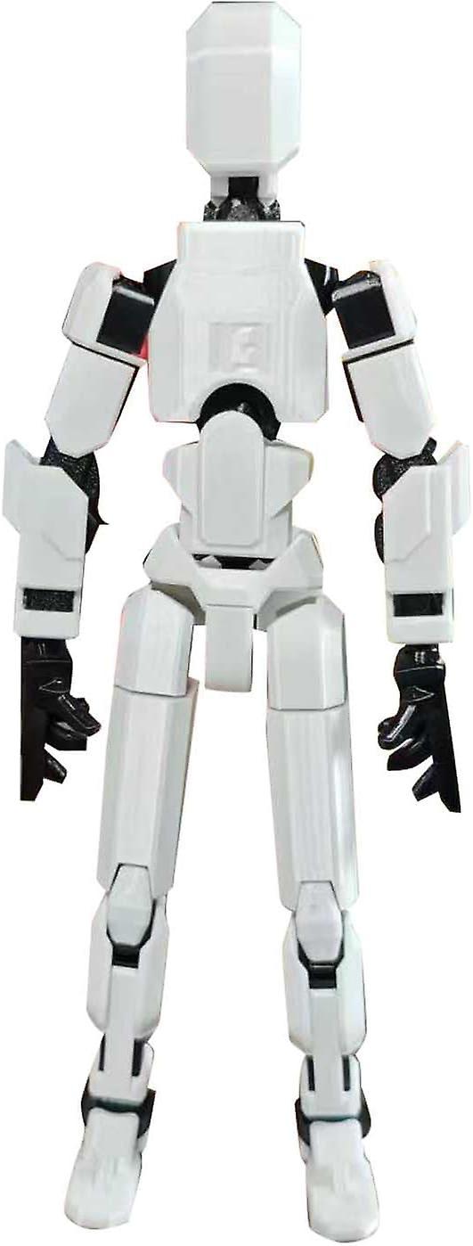 Longzhen Multi-Jointed Movable Robotic Toys, Lucky 13 Figures Robot 3D Printed Mannequin, Desktop Decorations for Action Figures Toys - Gifts for G...