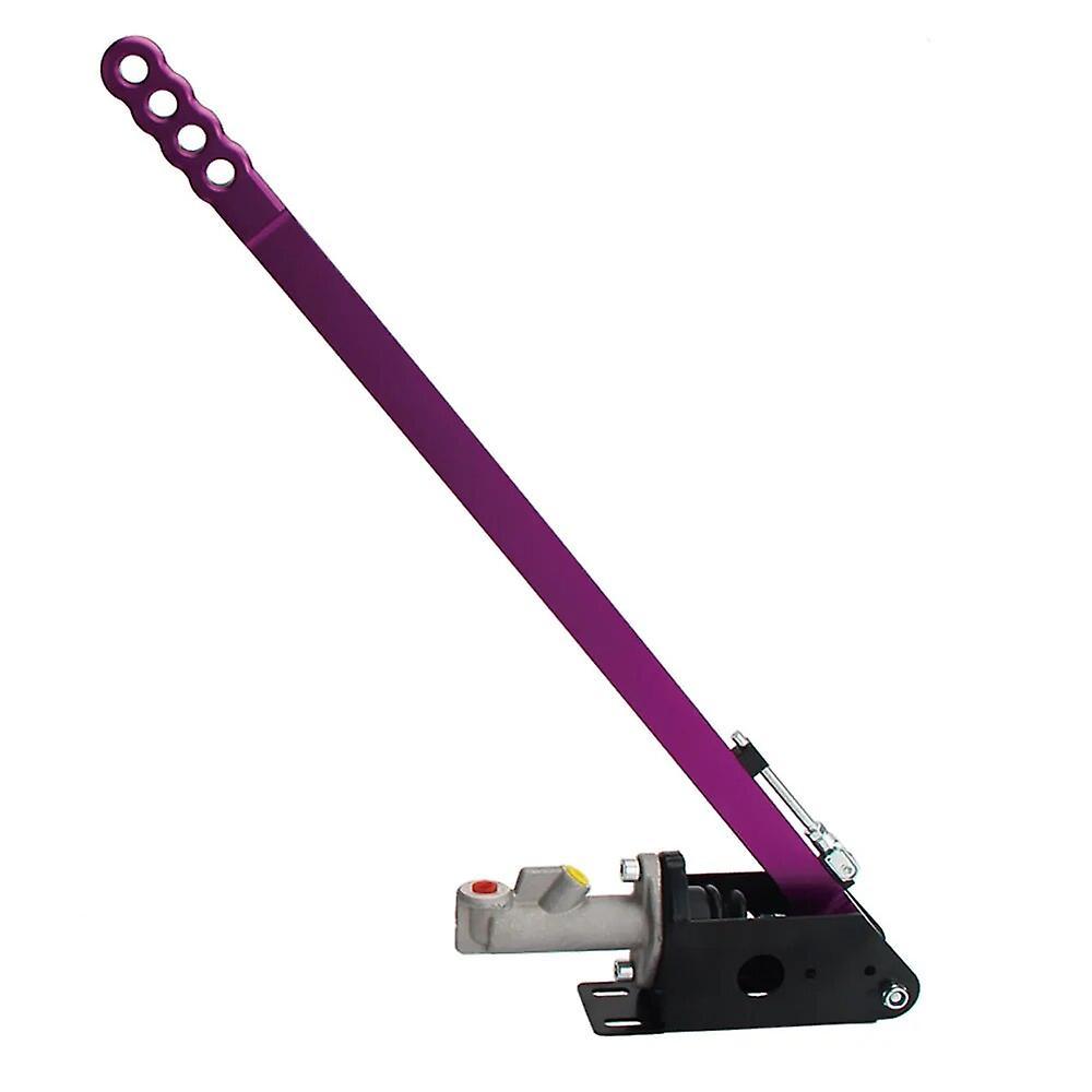 Sanxing Car Hydraulic Drift Hydro E-Brake 63cm Universal Racing Handbrake Long Arm Lever Park Brake Vertical Hydraulic Handbrake PURPLE