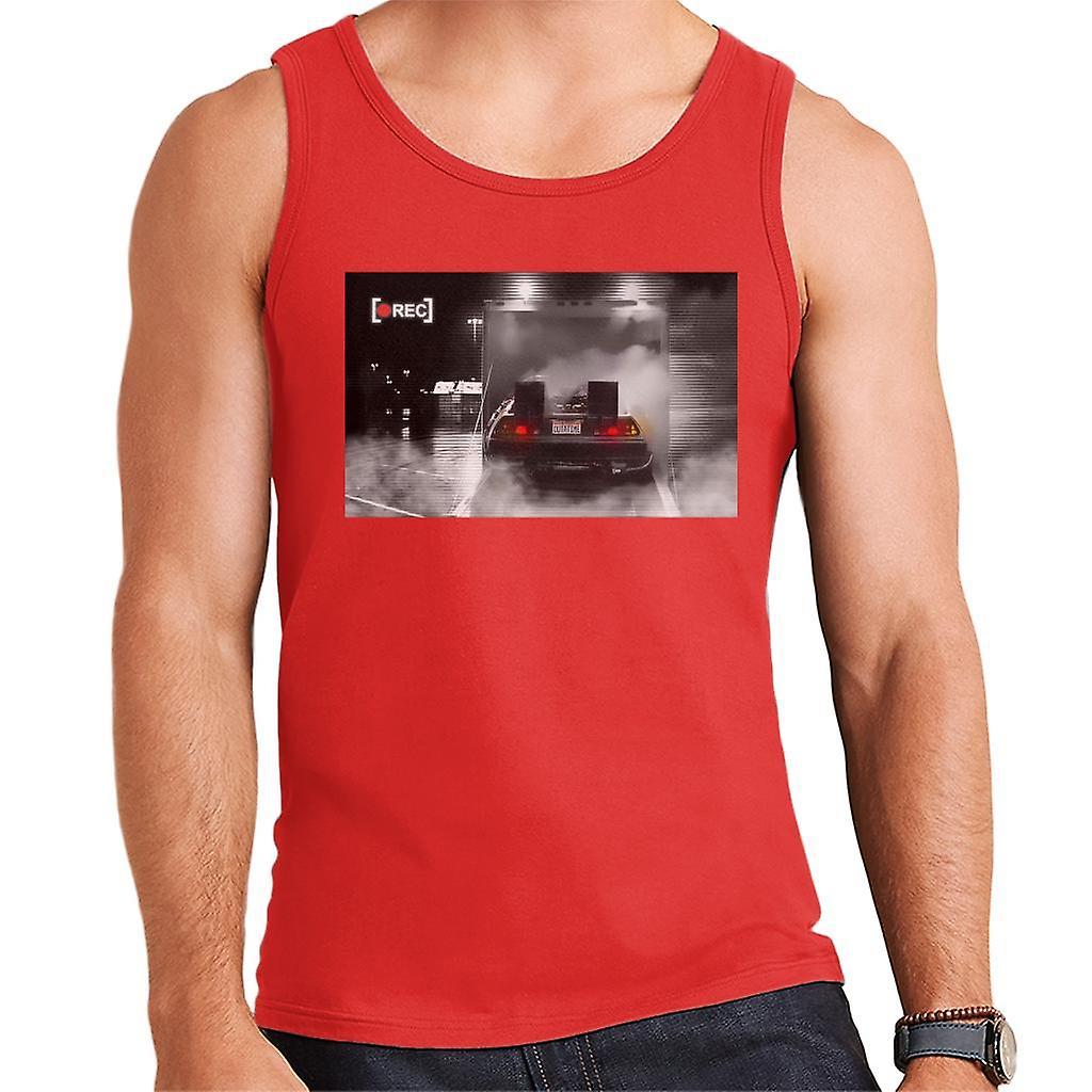 Back to the Future Delorean Rec Men's Vest Red XX-Large