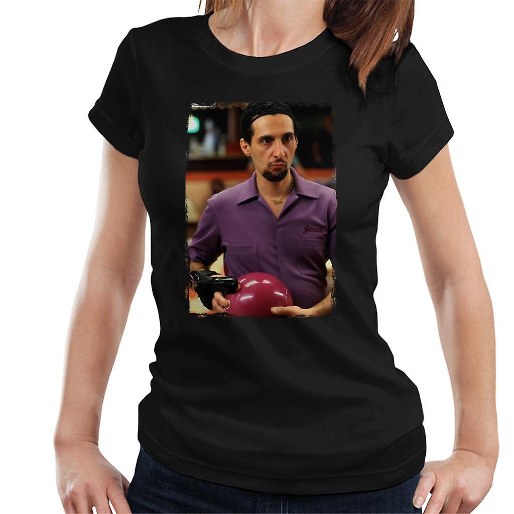 The Big Lebowski Jesus Bowling Women's T-Shirt Black Medium