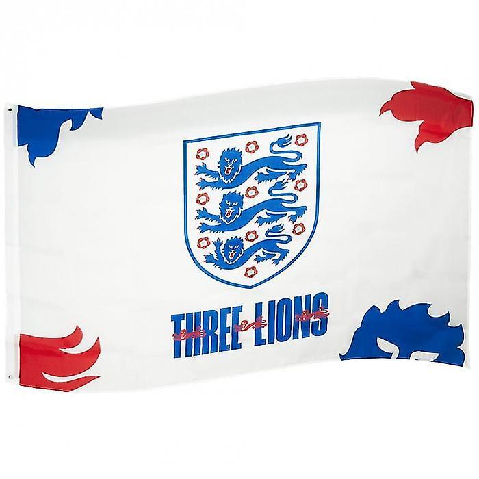 England F.A. England FA Crest Flag White/Red/Blue 3ft X 5ft