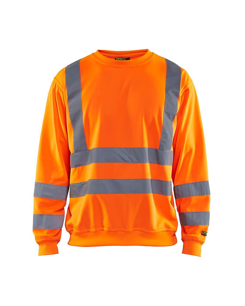 Blaklader 3341 work sweatshirt hi-vis - mens (33411974) Orange Xxxl