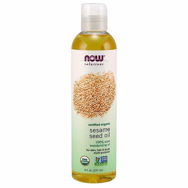 Now Foods Organic Sesame Seed Oil, 8 Oz (Pack Of 1)