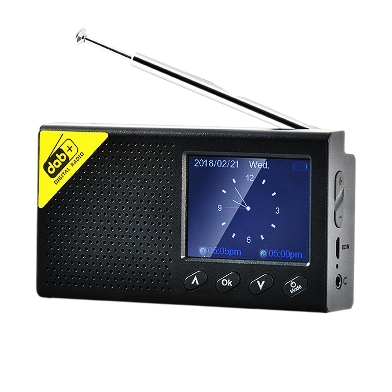 Yituo 2.4" Portable Dab Dab+ Digital Radio Fm Rechargeable Bluetooth Music Player Lcd Yo