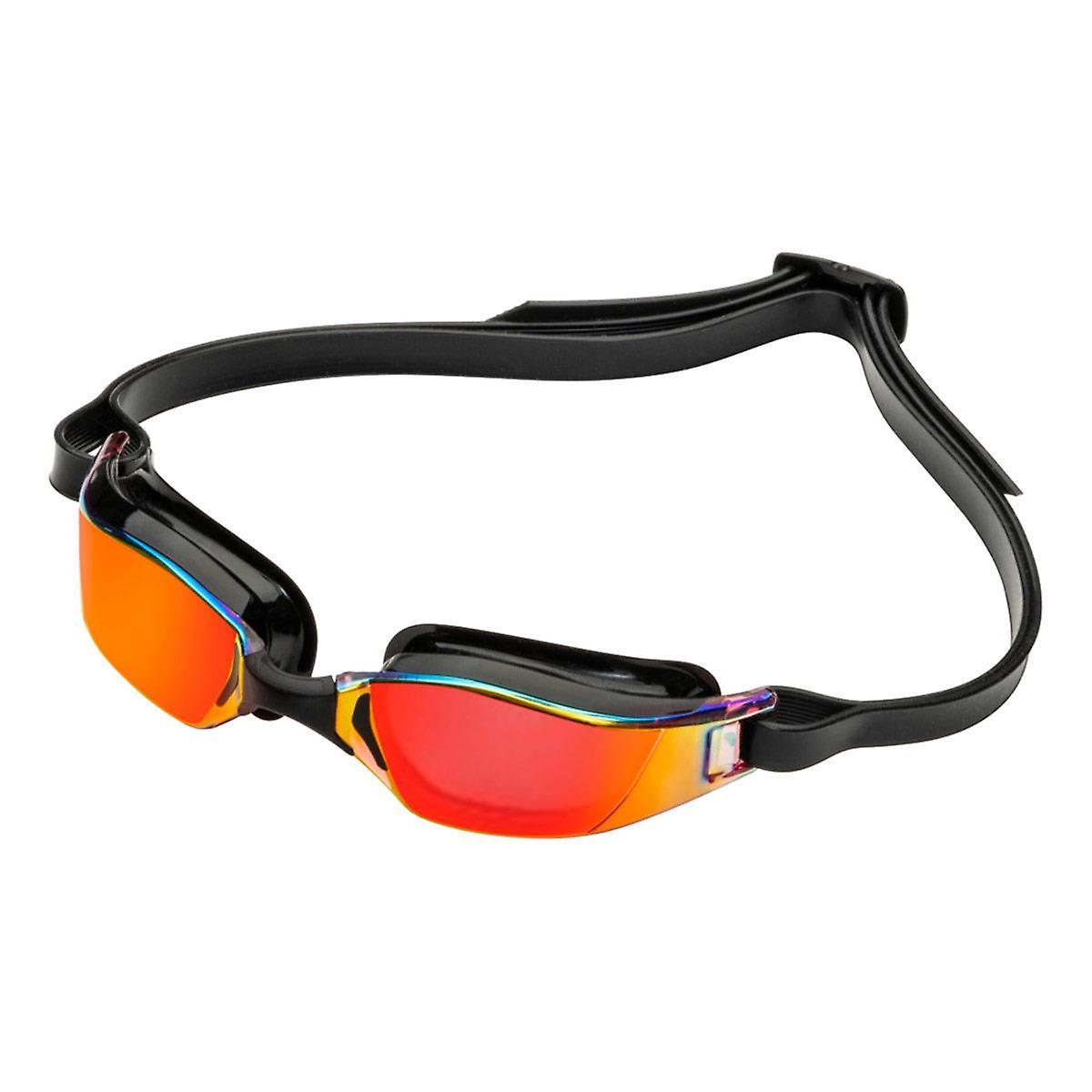 Aqua Sphere XCEED Red Titanium Mirrored Goggles - Black - Unisex UK One Size