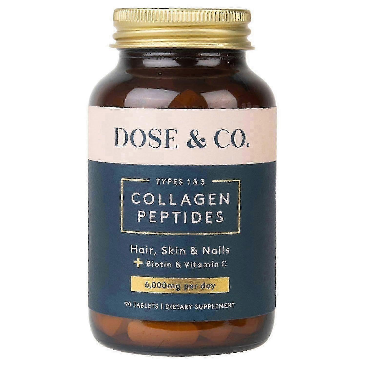 Dose & co. collagen beauty tablets, 90 ea