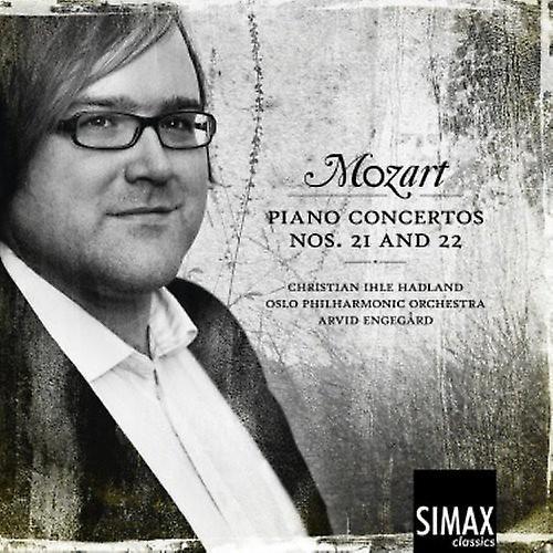 Simax Classics Christian Ihle Hadland - Mozart Piano Concertos 21 & 22  [COMPACT DISCS] USA import