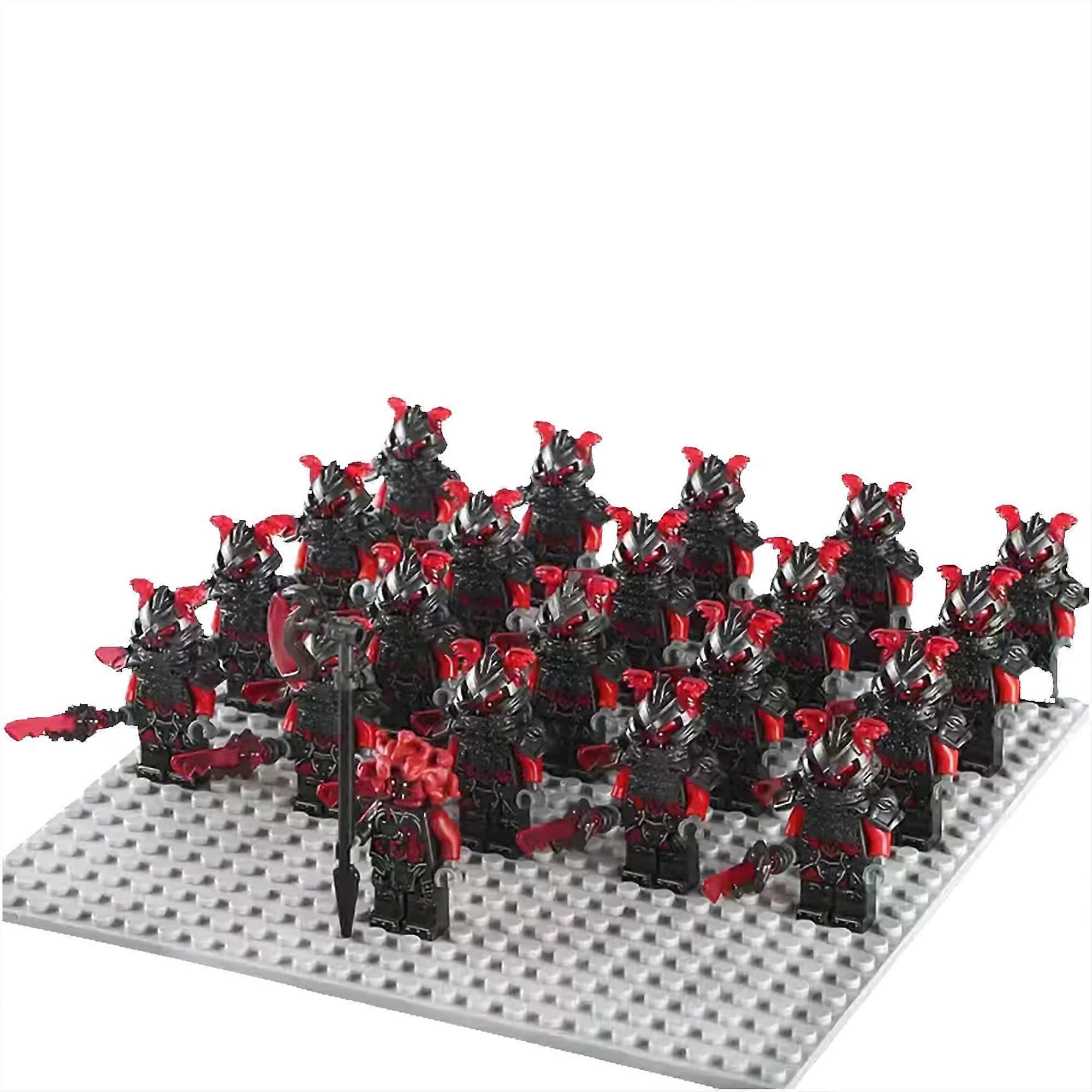 Sunvivid 21PCS Ninja Medieval Samurai Bronk Grinning Snake Minifigures Toys Action figures Building Toys Construction Assembly Blocks 02