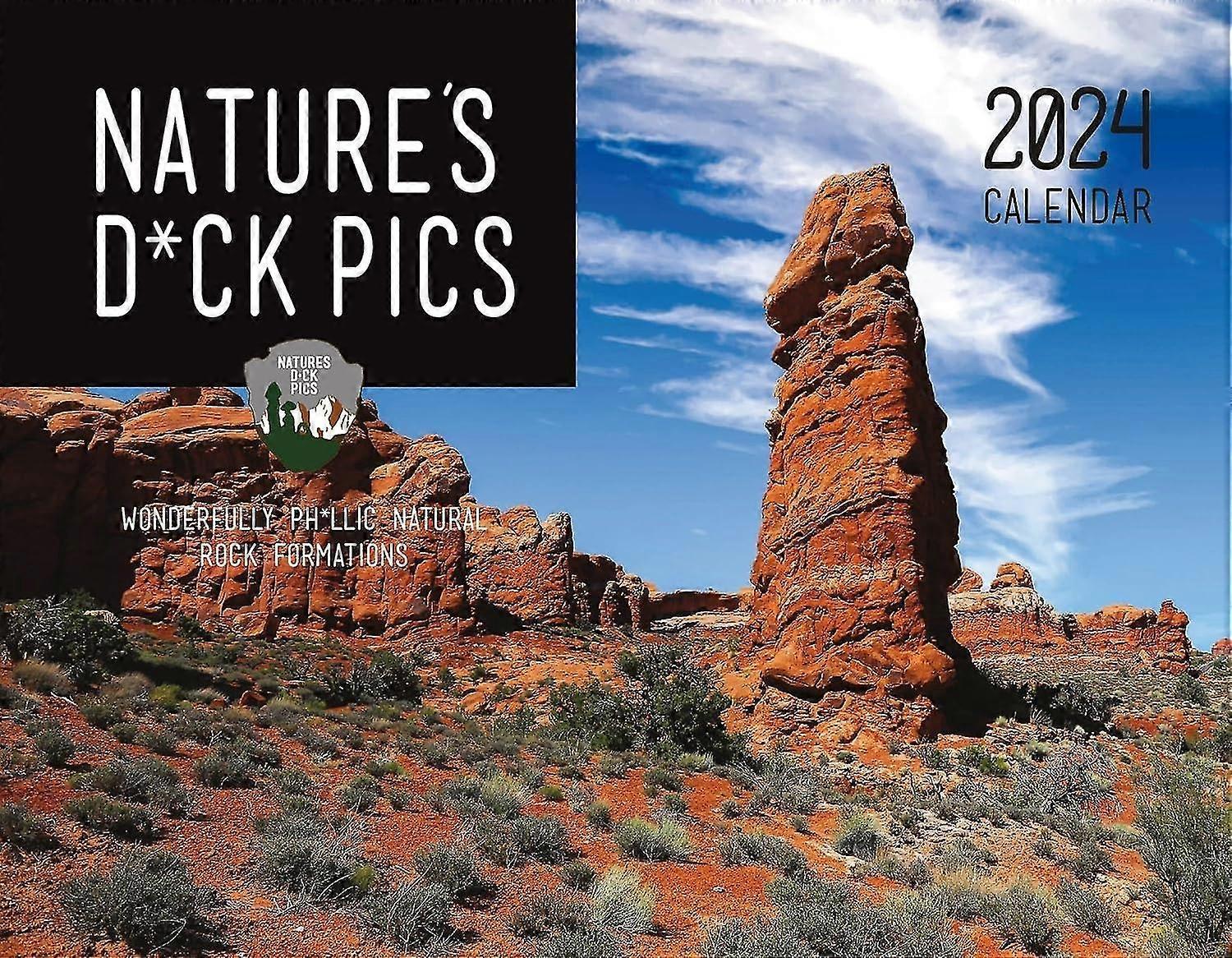 SML Nature's Dick Pics 2024 Calendar, Funny Wall Art And Secret Santa Gag Humor Gift Prank Calendar For White Elephant Gag Gift, Wall Calendar 2024..