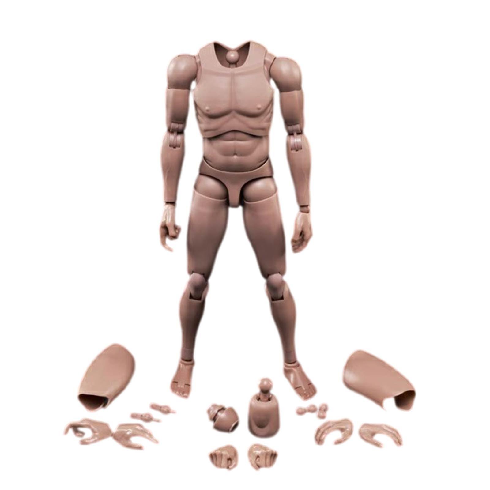 Niutu0 1:6 Mx02-a 12in Europe Skin Male Action Figure Body Flexible Soldier Doll Toys